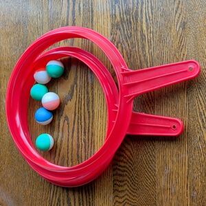 Vintage Hoop-A-Rific spin ball game for 2